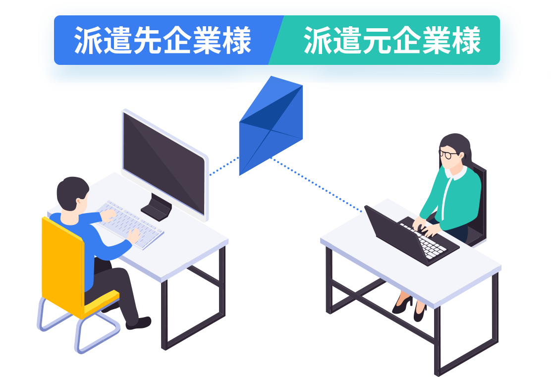 派遣先企業様　派遣元企業様
